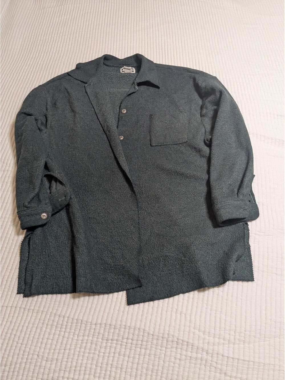 Relay Classics gray button-front shirt